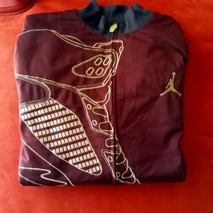 Jordan V jacket Burgundy